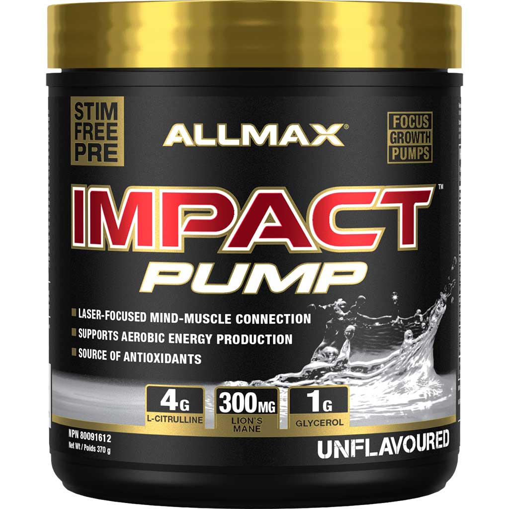 Allmax IMPACT PUMP, 30 Servings Unflavoured - SupplementSource.ca