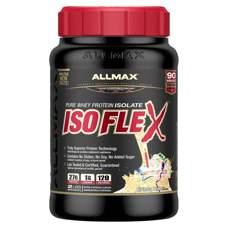 Allmax Isoflex, 2lb Birthday Cake - SupplementSource.ca