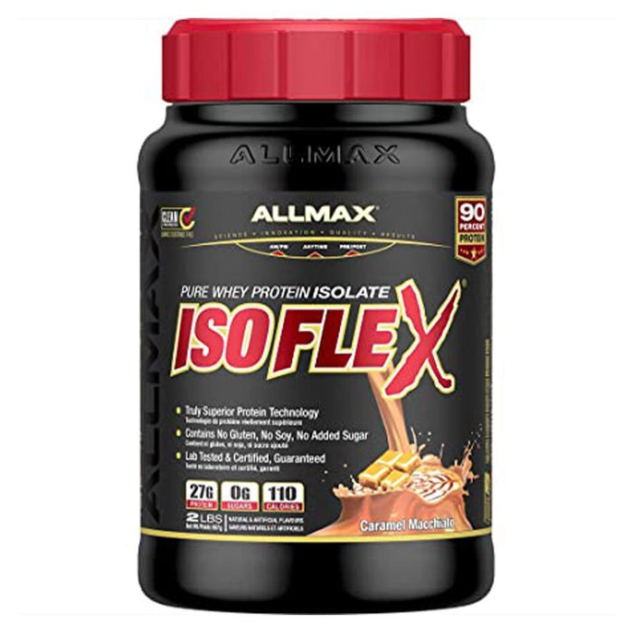 Allmax Isoflex, 2lb Caramel Macchiato - SupplementSource.ca
