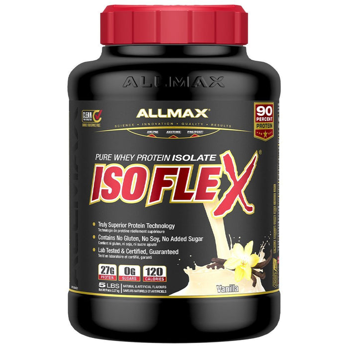 Allmax Isoflex, 5lb Vanilla - SupplementSource.ca