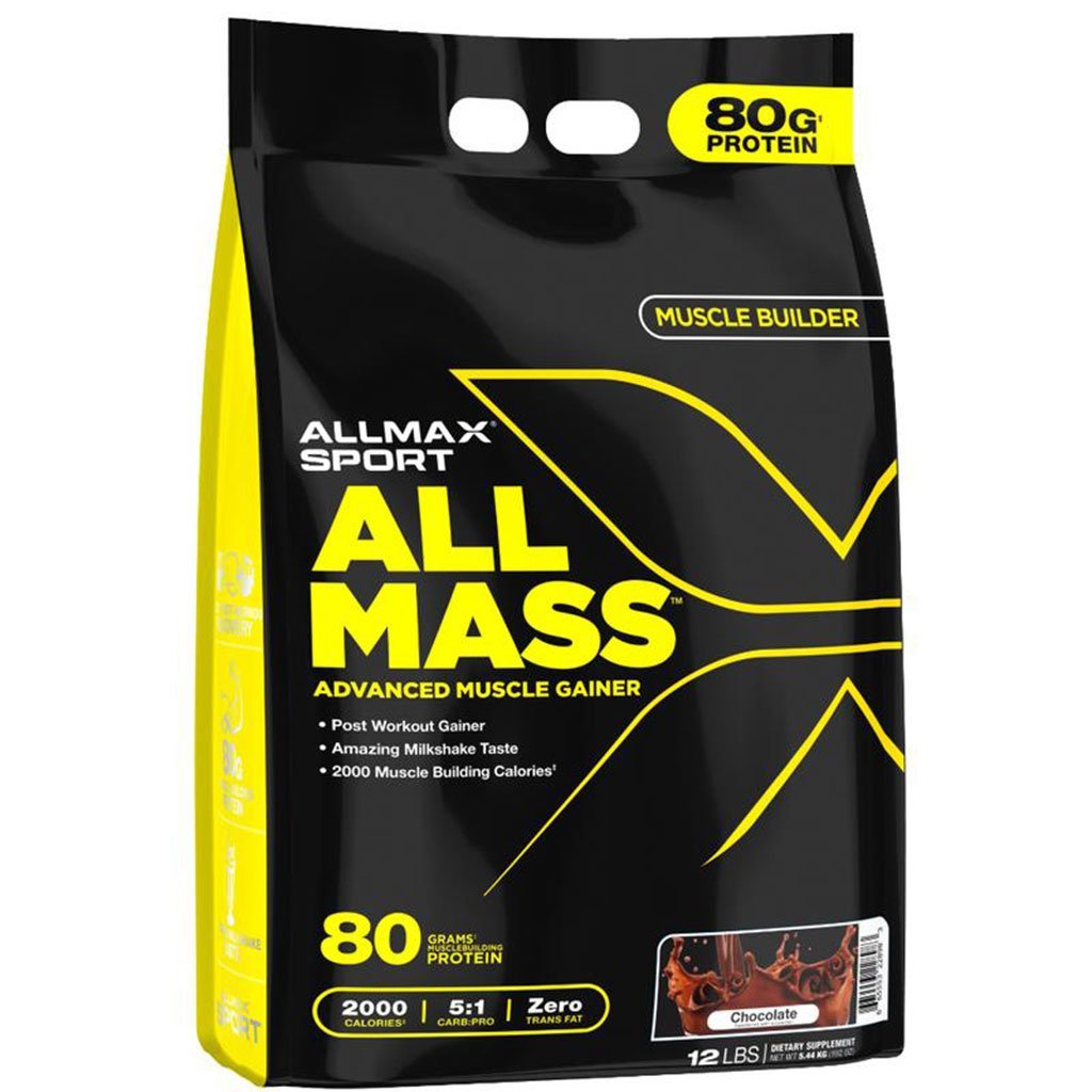 Allmax ALLMASS, 12lb Chocolate - SupplementSourceca