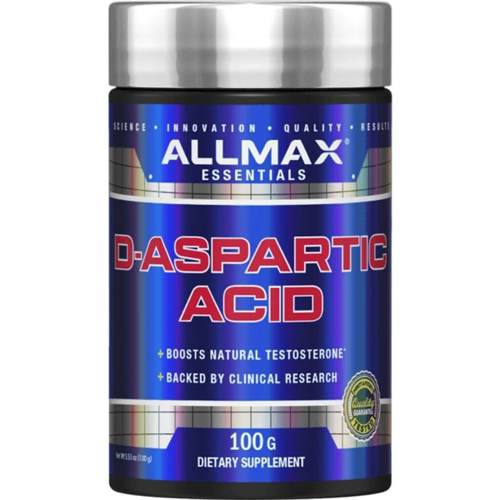 Allmax D-ASPARTIC ACID, 100g - SupplementSourceca