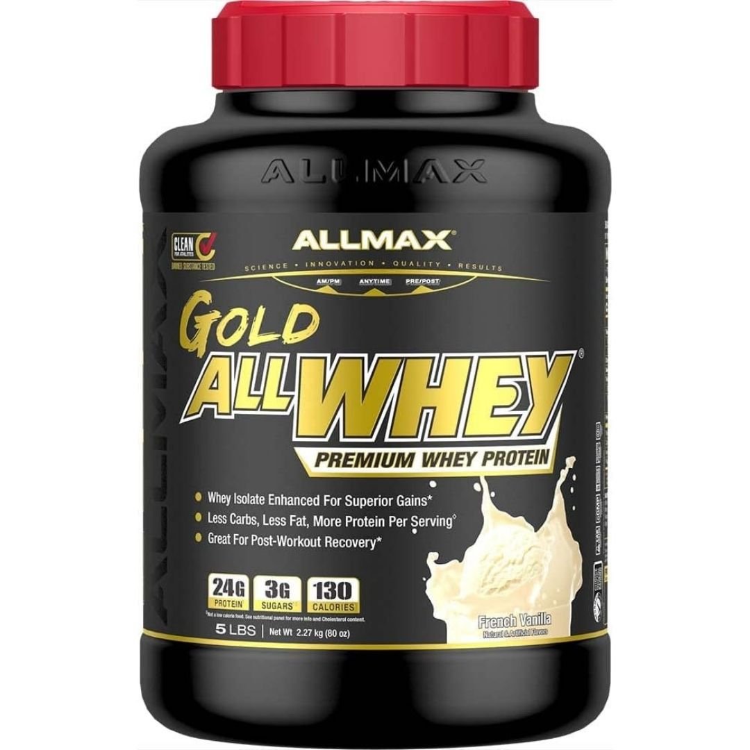 Allmax GOLD ALLWHEY, 5lbs Vanilla - SupplementSource.ca
