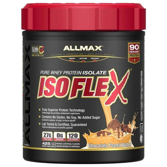 Allmax Isoflex, 425g Chocolate Peanut Butter SupplementSource.ca