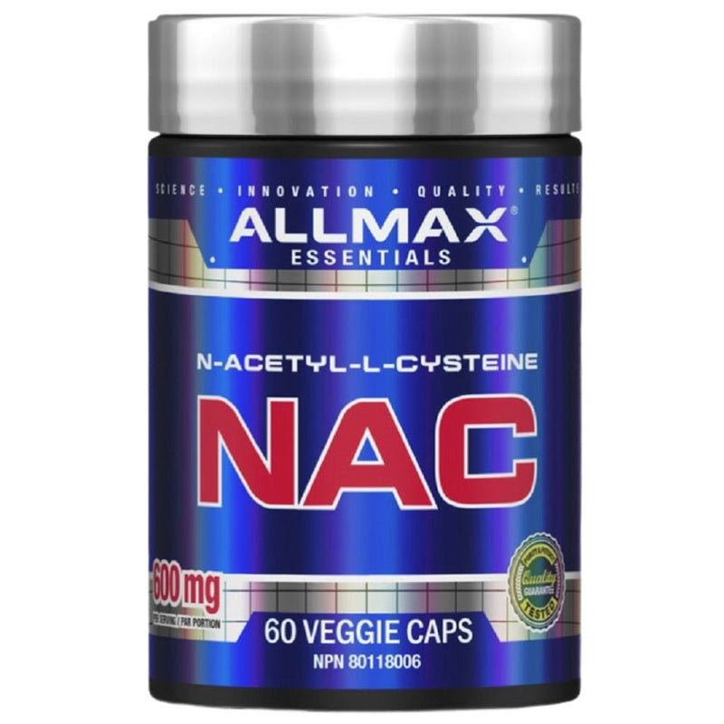 Allmax NAC 600mg, 60 Vcaps - SupplementSourceca