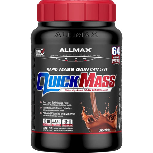 Allmax QUICKMASS, 3.5lb Chocolate - SupplementSource.ca