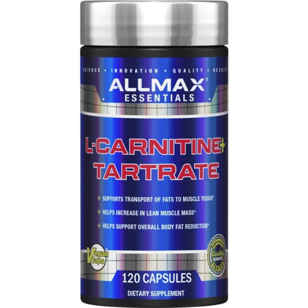 Allmax L-Carnitine Tartrate, 120 Capsules  - SupplementSource.ca