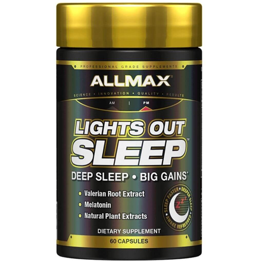 Allmax LIGHTS OUT SLEEP, 60 Caps - SupplementSourceca