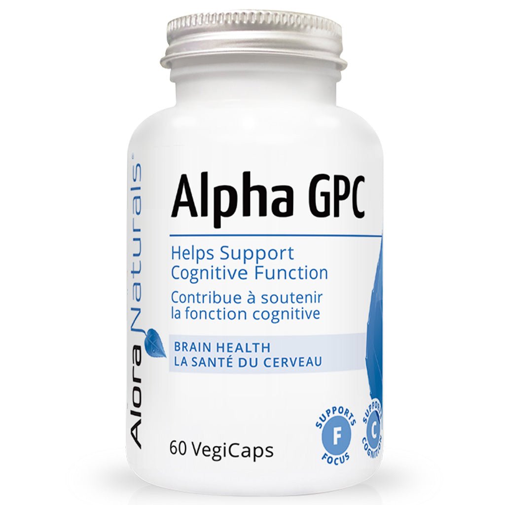 Alora Naturals Alpha GPC 60 Vcaps - SupplementSource.ca