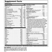 Animal Pak 44 Packs Nutrition Panel - SupplementSource.ca