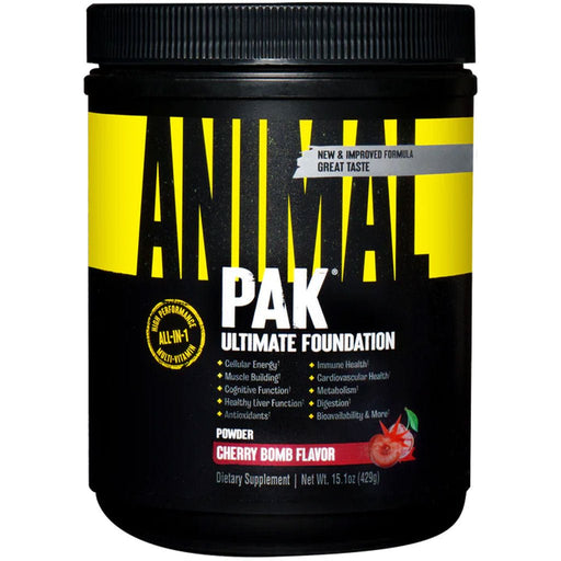 Animal Pak Powder, 30 Servings Cherry Bomb - SupplementSource.ca