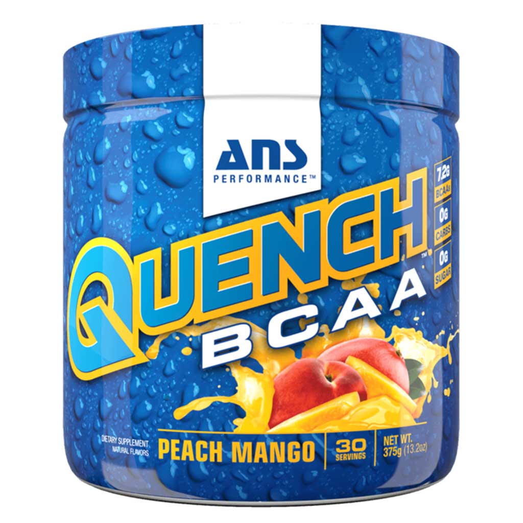 ANS Performance QUENCH BCAA, 30 Servings Peach Mango - SupplementSourceca