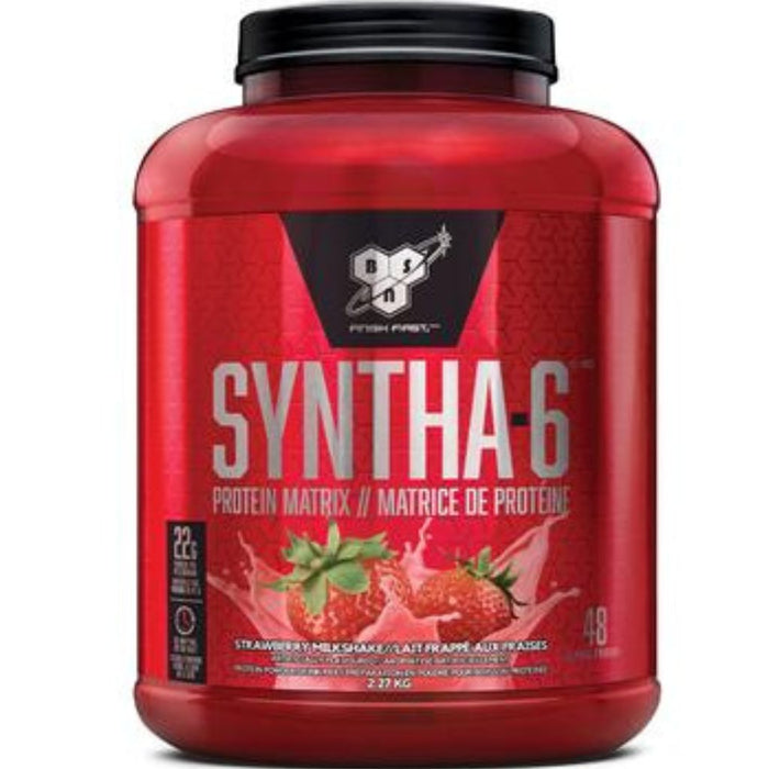 BSN SYNTHA-6, 5lb Strawberry Milkshake - SupplementSource.ca