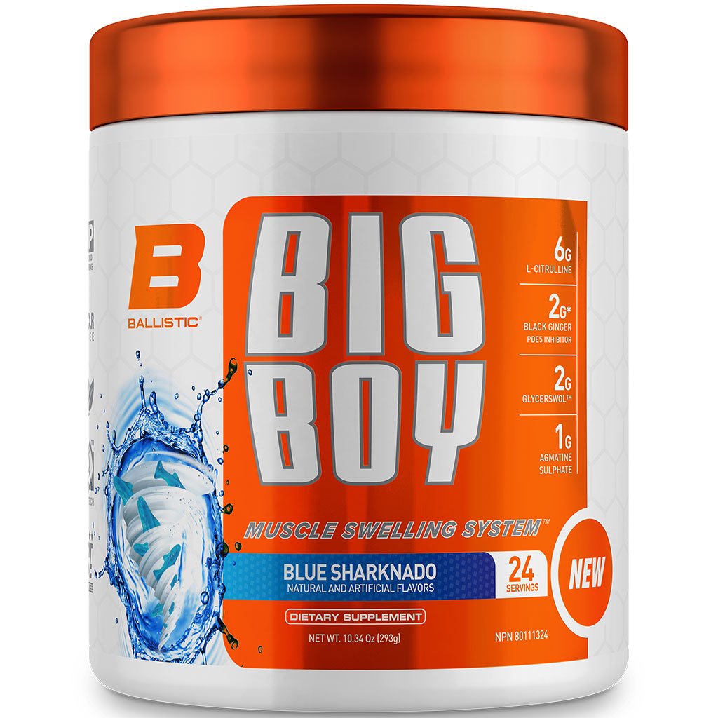 Ballistic Supps Big Boy, 24 Servings Blue Sharknado - SupplementSource.ca