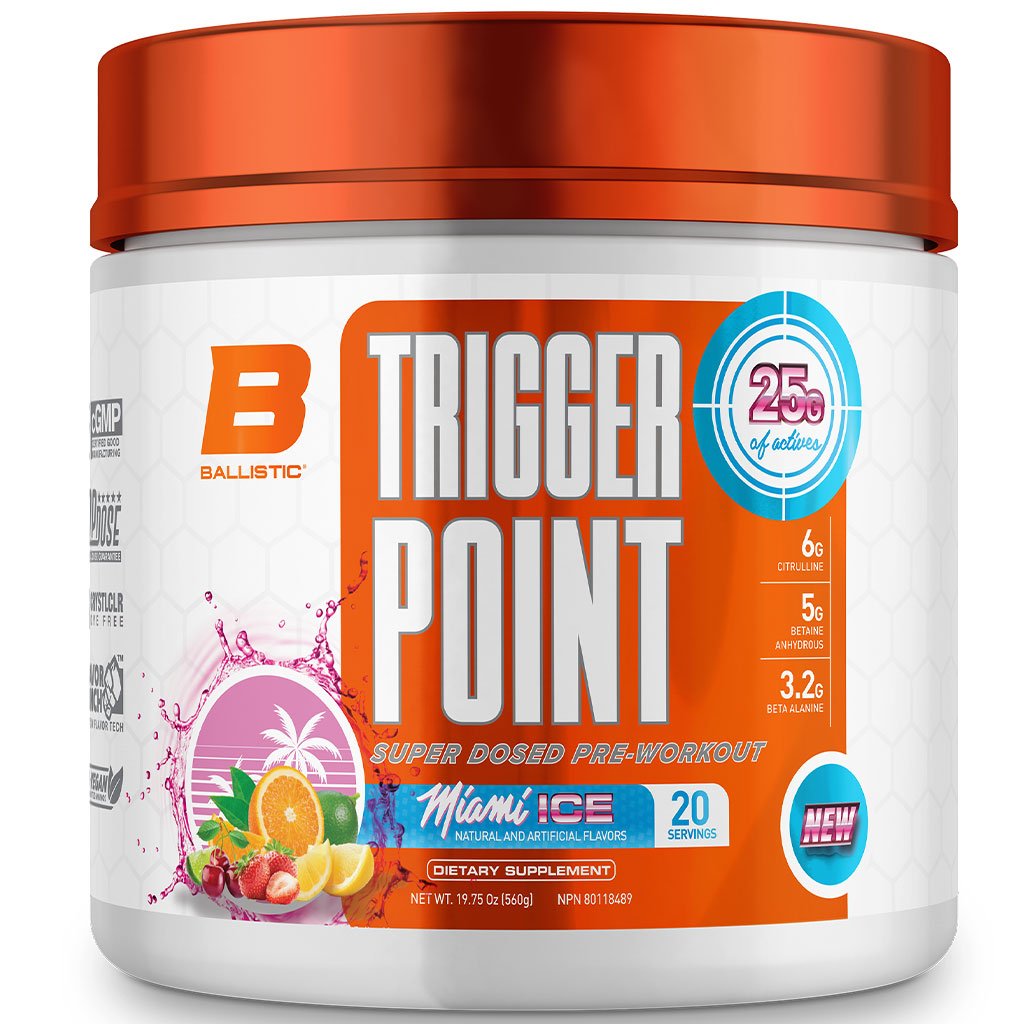 Ballistic Supp Trigger Point 20 Servings Miami Ice - SupplementSource.ca