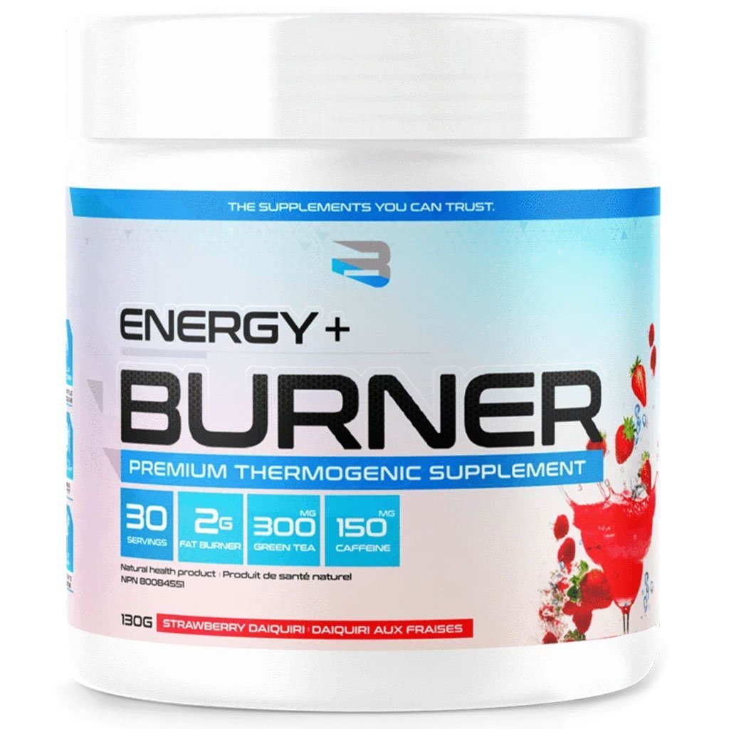 Believe Supplements Energy + Burner, 30 Servings Strawberry Daiquiri - SupplementSource.ca