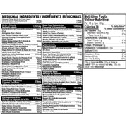 Believe Supplements SuperFoods + Greens 30 Servings Nutrition Panel - SupplementSource.ca