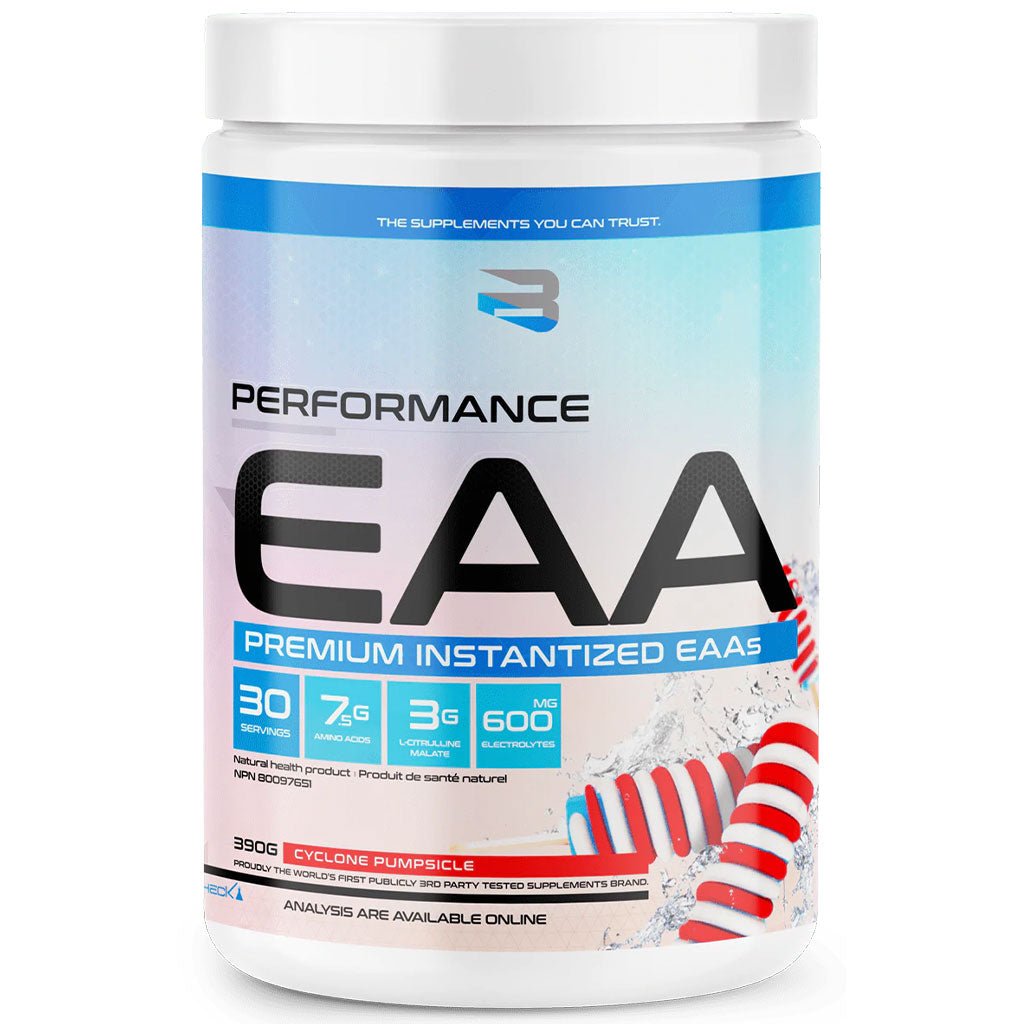 Believe Supplements Performance EAA 30 Servings Cyclone Pumpsicle - SupplementSource.ca