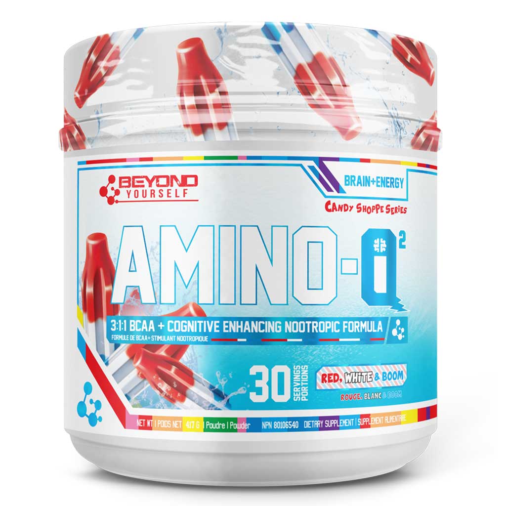 Beyond Yourself Amino Q2 30 Servings Red White Boom Supplementsource.ca