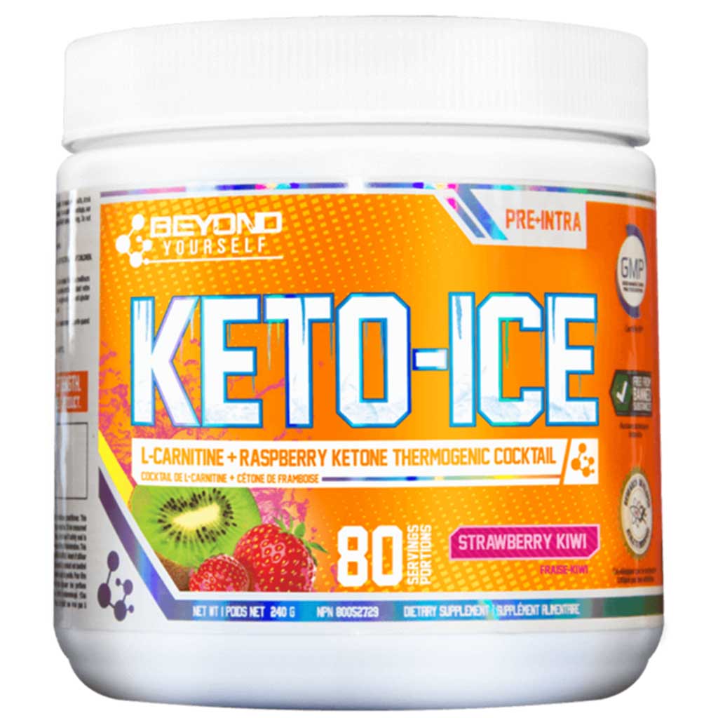 Beyond Yourself KETO-ICE, 80 Servings Strawberr Kiwi - SupplementSource.ca