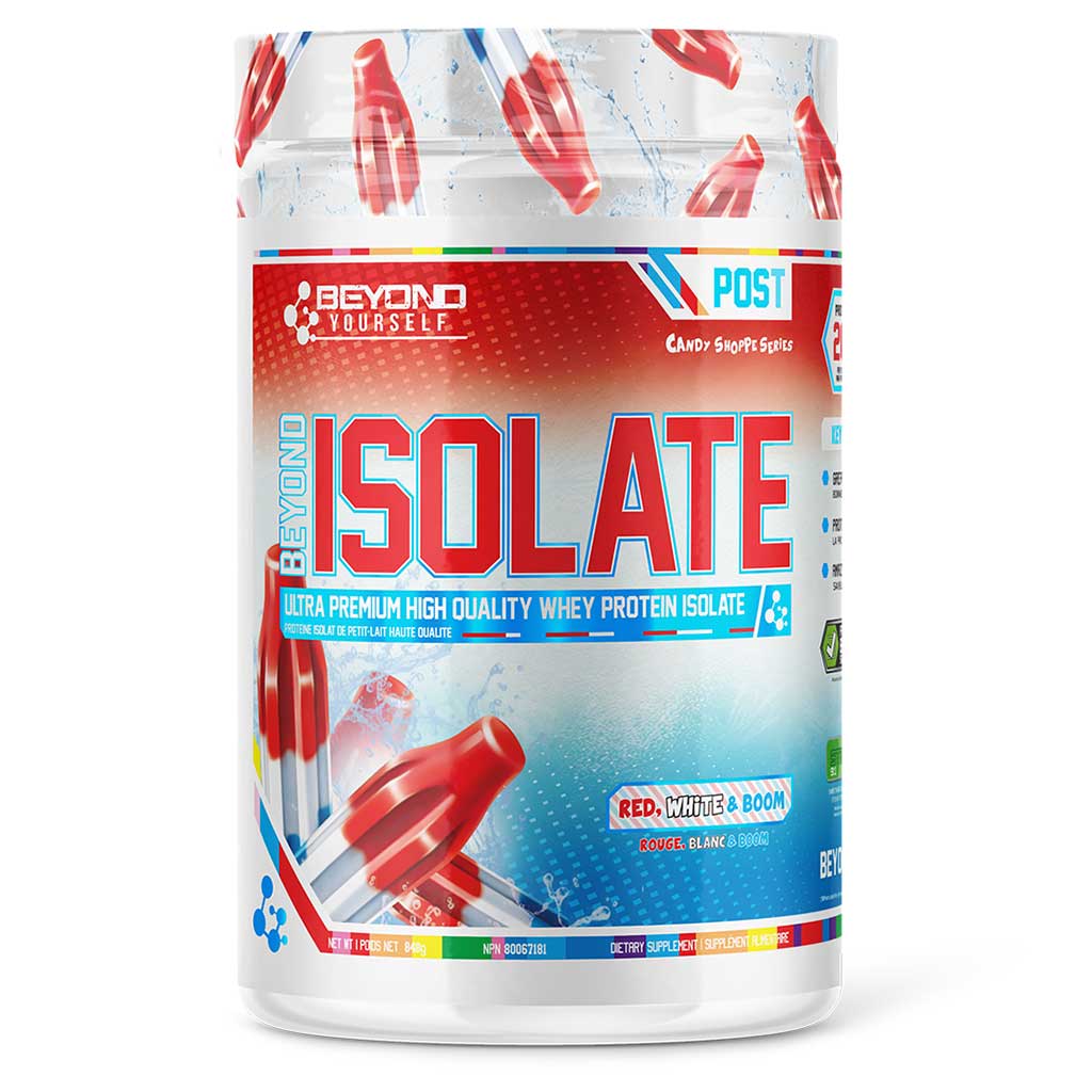Beyond Yourself ISOLATE PROTEIN CANDY SERIES - 848g Red,White, & Boom - SupplementSourceca