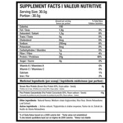 Beyond Yourself Vegan Plant Based Protein 4lb Nutrition Panel - SupplementSource.ca