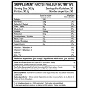 Beyond Yourself VEGAN PLANT BASED PROTEIN, 2lb Nutritional Panel - SupplementSource.ca