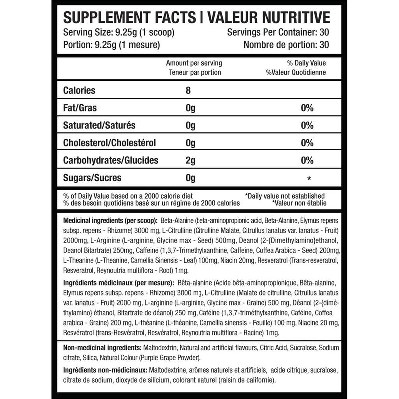 Beyond Yourself PRESET (Powerful Pre-Workout), 30 Servings