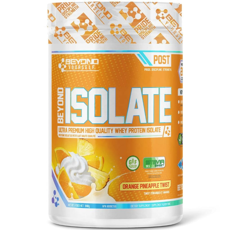Beyond Yourself ISOLATE, 1.8lb Orange Pineapple Twist - SupplementSource.ca