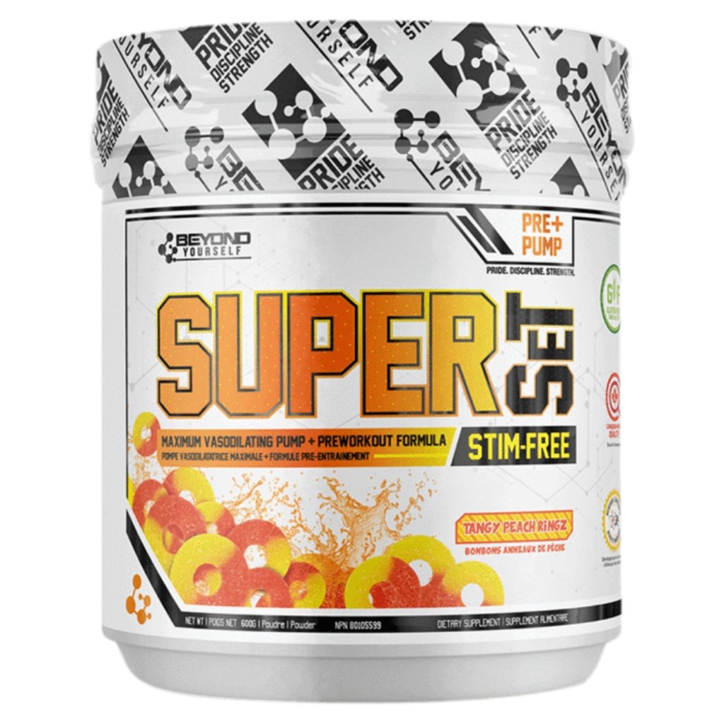Beyond Yourself SUPERSET Stim-free Tangy Peach Ringz - SupplementSource.ca