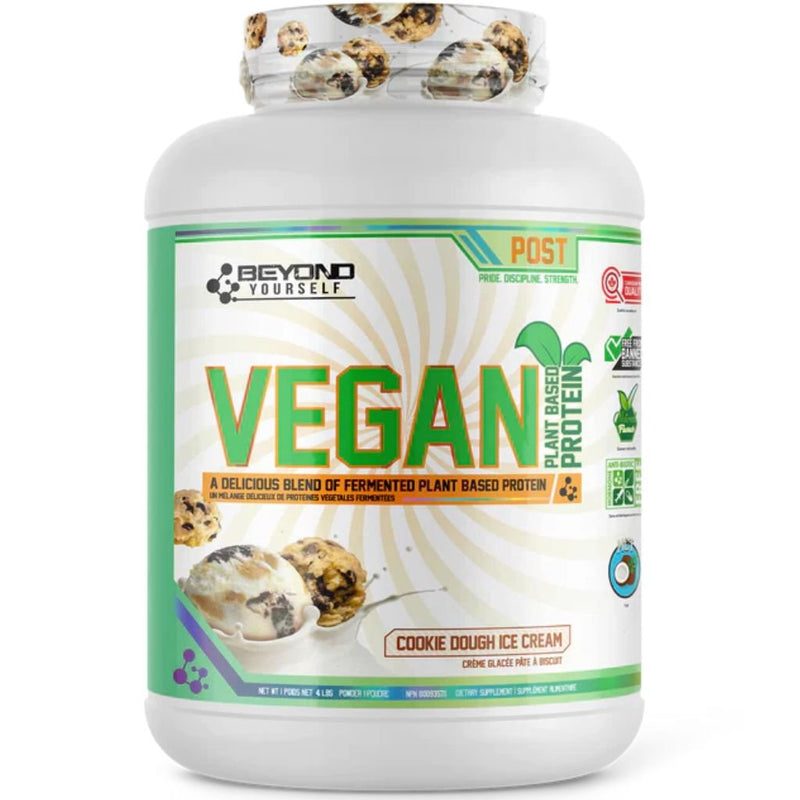 Beyond Yourself Vegan Plant Based Protein 4lb Cookie Dough Ice Cream - SupplementSource.ca