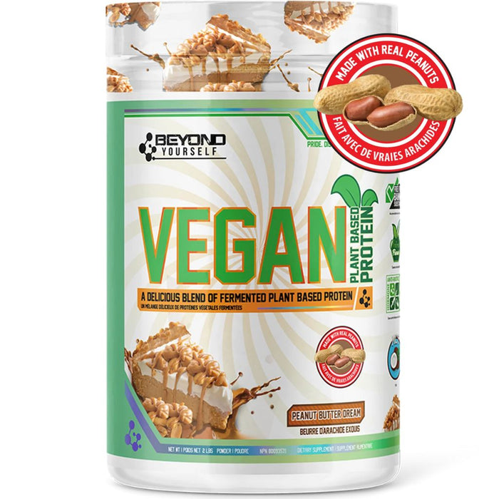 Beyond Yourself VEGAN PLANT BASED PROTEIN, 2lb Peanut Butter Dream - SupplementSource.ca