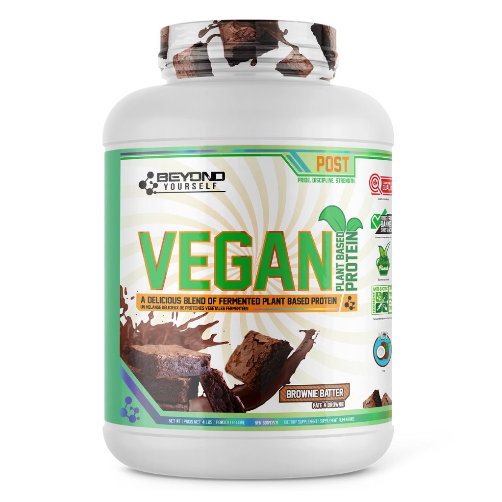 Beyond Yourself Vegan Plant Based Protein 4lb Brownie Batter - SupplementSource.ca