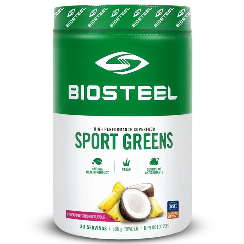 BioSteel Sports Greens 30 Servings Pineapple Coconut - SupplementSource.ca