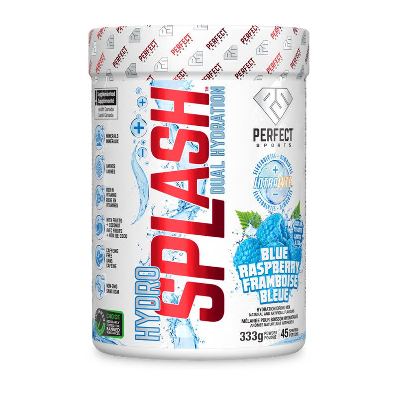 Perfect Sports Hydro Splash, 45 Servings Blue Raspberry - SupplementSource.ca