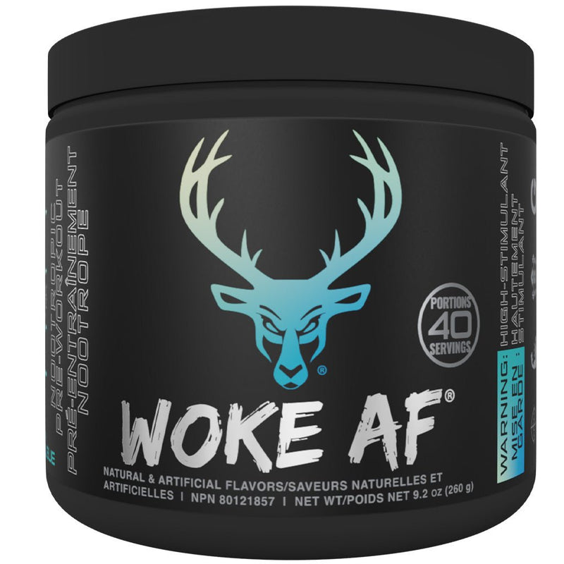 Bucked Up Woke AF, 40 Servings Blue Raz Lemonade - SupplementSource.ca