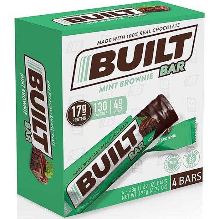 Built Brands Built Bars, 4 Pack Mint Brownie - SupplementSource.ca