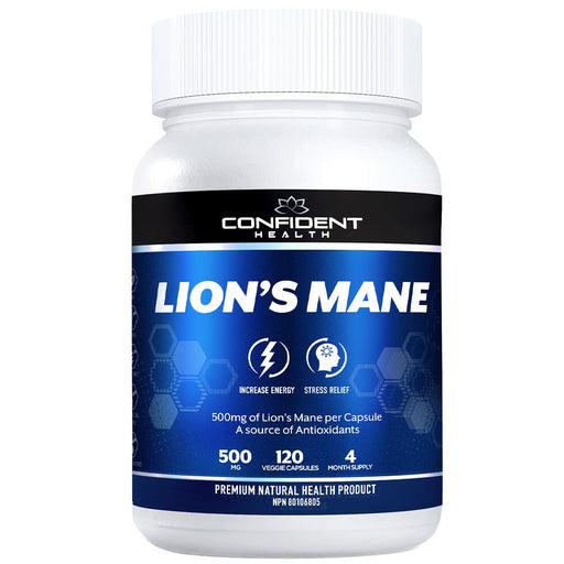 Confident Health Lion's Mane, 120 VCaps - SupplementSource.ca