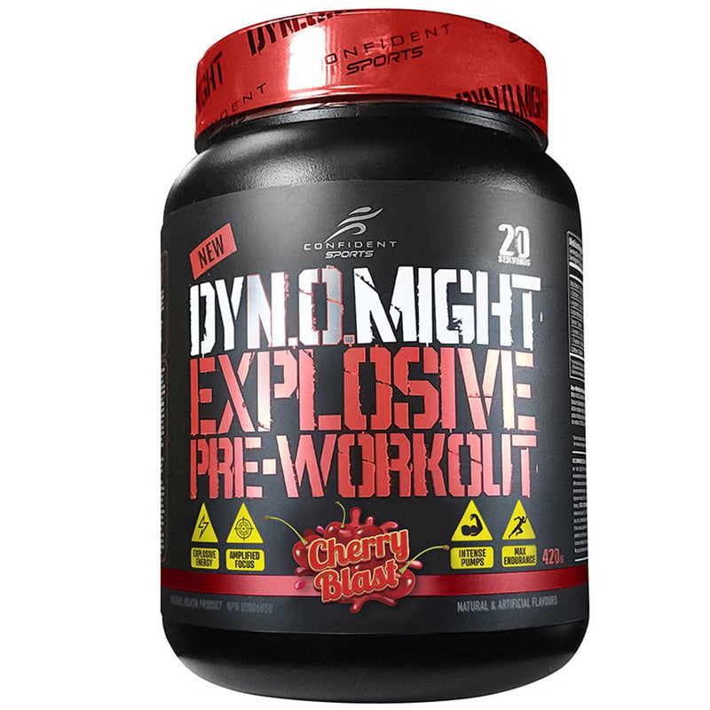Confident Sports Dynomight, 20 Servings Cherry Blast - SupplementSource.ca