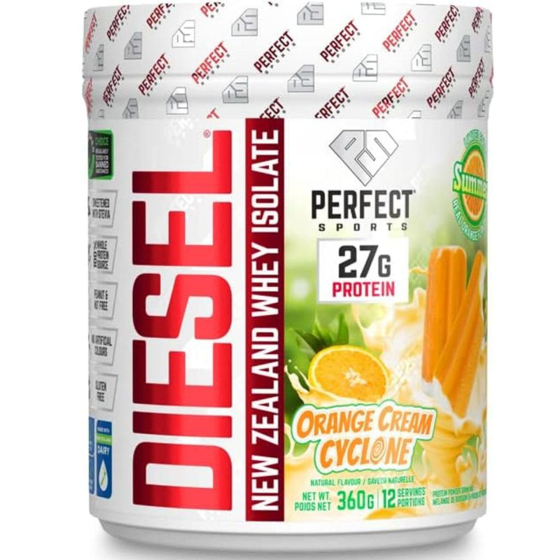 Perfect Sports DIESEL Orange Cream Cyclone, 360g - SupplementSource.ca