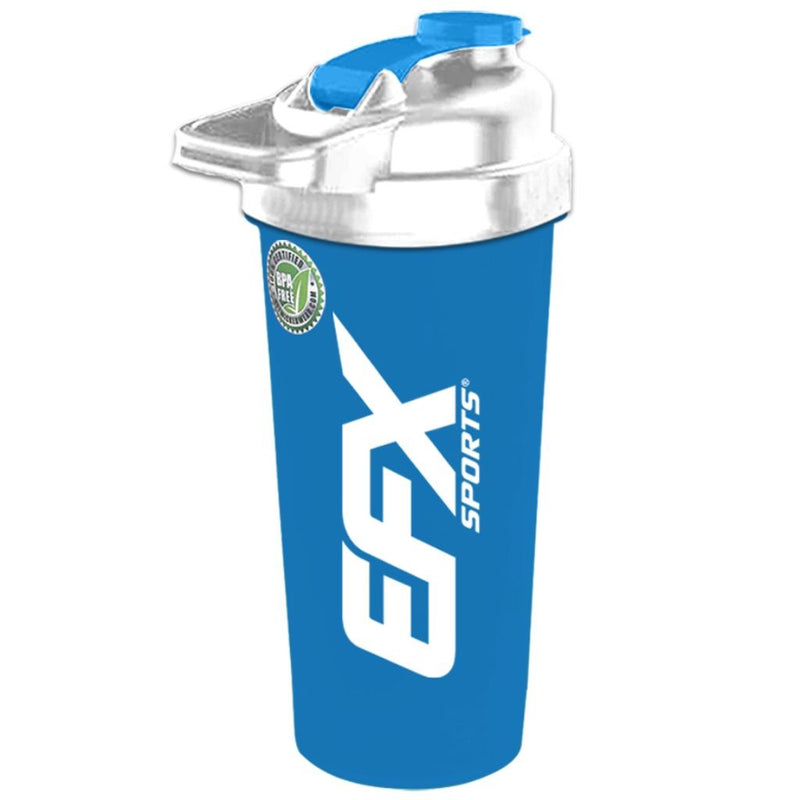 EFX Sports Shaker Bottle, Blue w White - SupplementSource.ca