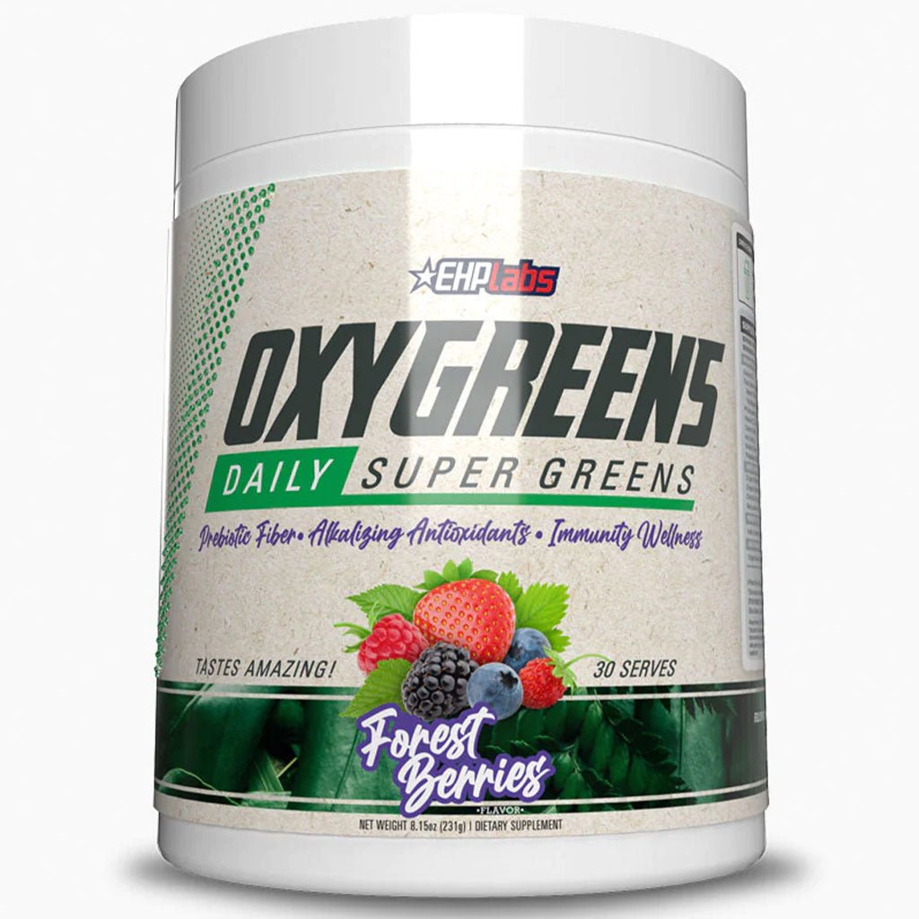 EHPLabs OxyGreens, 30 Servings Forest Berries - SupplementSource.ca