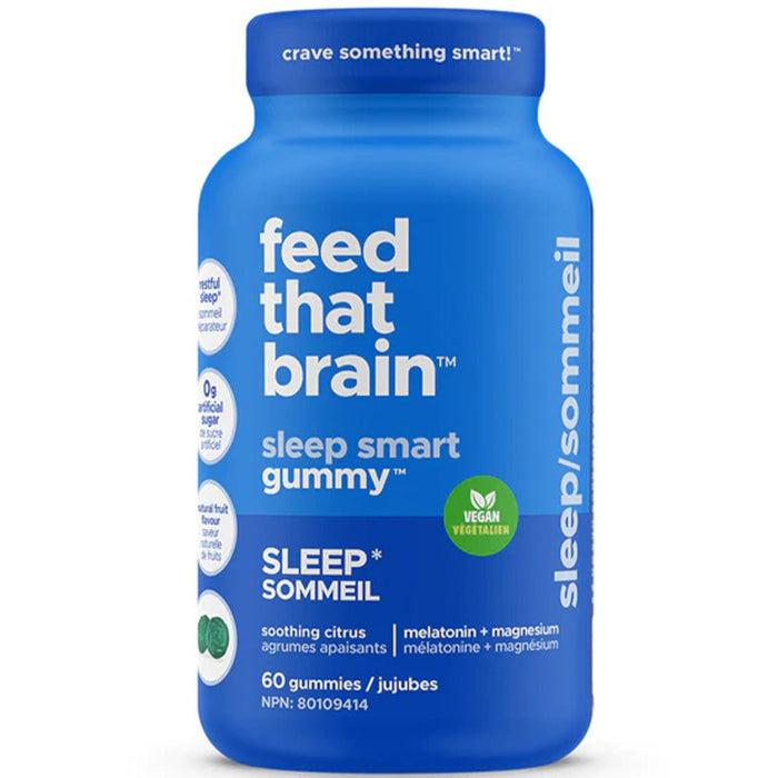 Feed that Brain Sleep Vegan Gummy, 60 Gummies Soothing Citrus - SupplementSource.ca