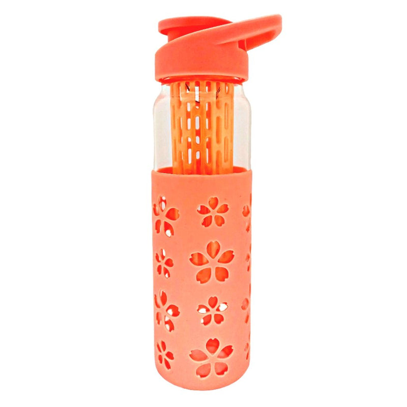 PurAthletics Glass Water Bottle With Infuser, 22oz. Supplementsource.ca