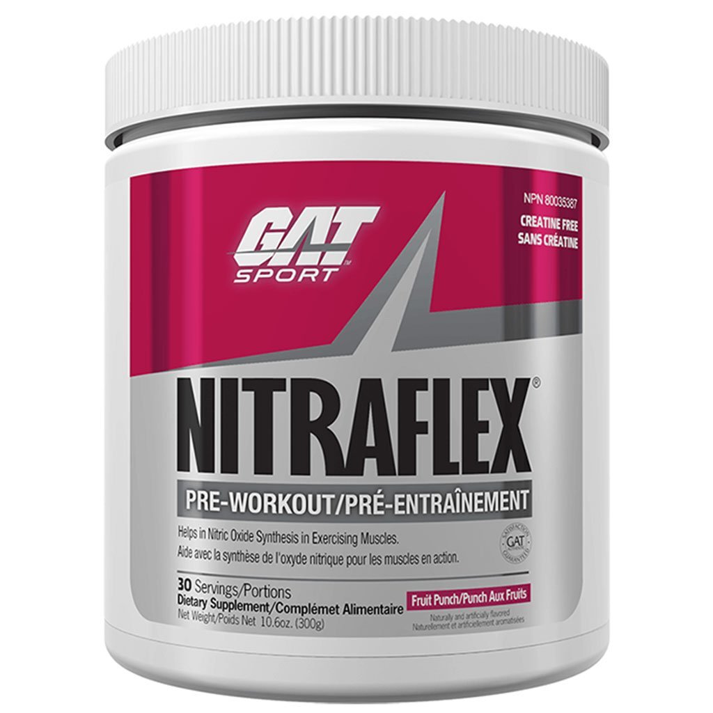 GAT Nitraflex 30 Servings Fruit Punch - SupplementSource.ca