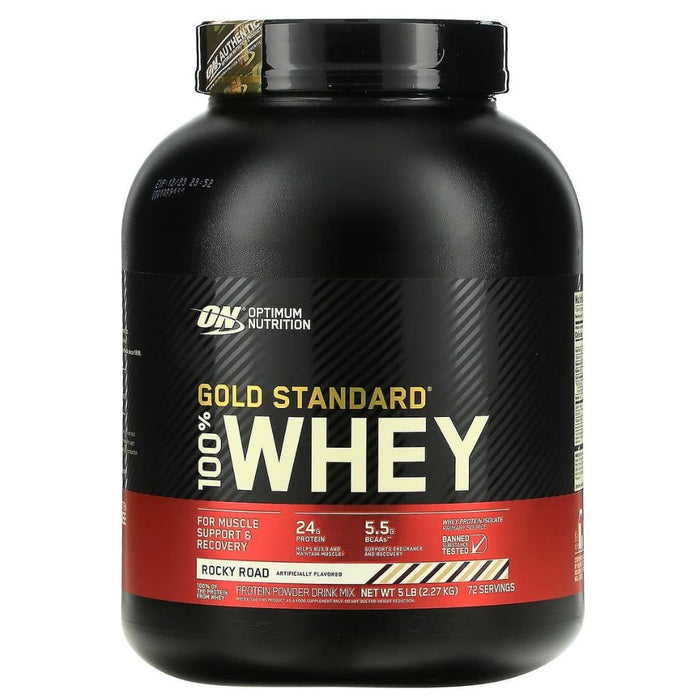 Gold Whey Standard 5lb Rocky Road SupplementSource.ca