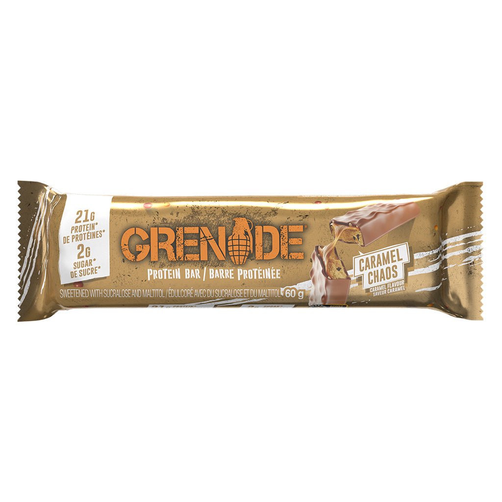 Grenade Bars 1 Bar Caramel Chaos - SupplementSource.ca