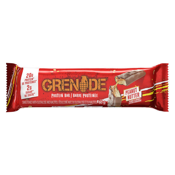 Grenade Bars 1 Bar Peanut Nutter - SupplementSource.ca