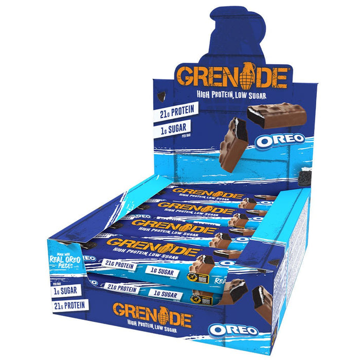 Grenade Bars 1 Box of 12 Bars Oreo - SupplementSource.ca