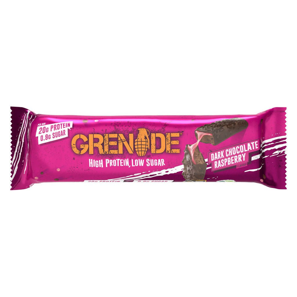 Grenade Bars 1 Bar Dark Chocolate Raspberry - SupplementSource.ca